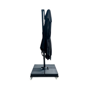 Ombrellone Lateral Quadrado Monaco Preto
