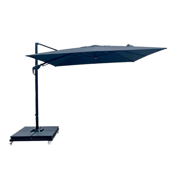 Ombrellone Lateral Quadrado Monaco Preto