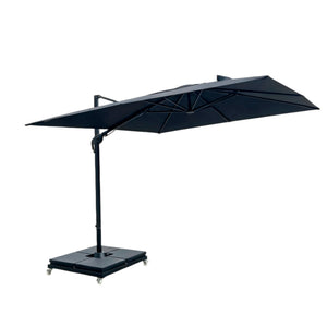 Ombrellone Lateral Quadrado Monaco Preto