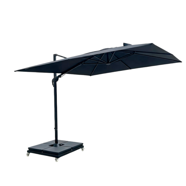 Ombrellone Lateral Quadrado Monaco Preto