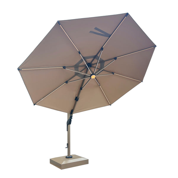 Ombrellone Lateral Redondo Summit Led