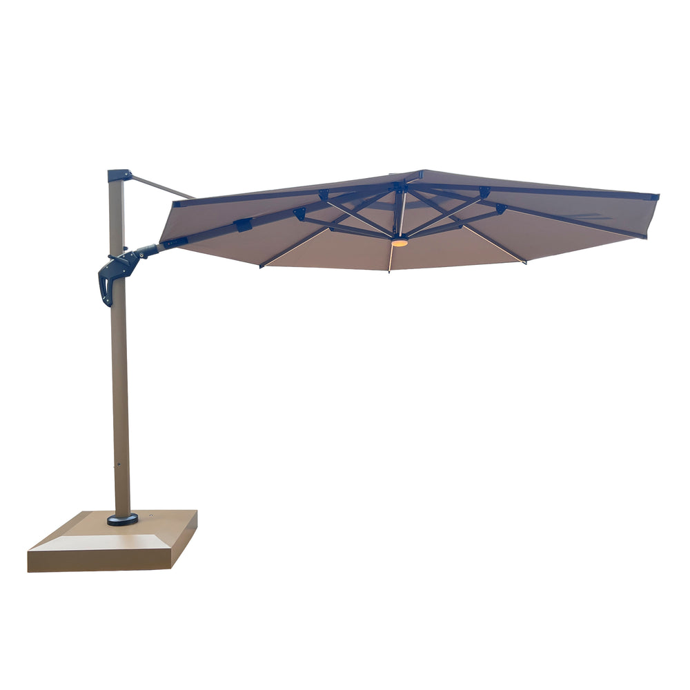 Ombrellone Lateral Redondo Summit Led